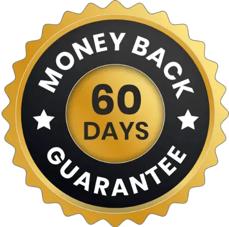60-day money-back guarantee badge for Energy Revolution System